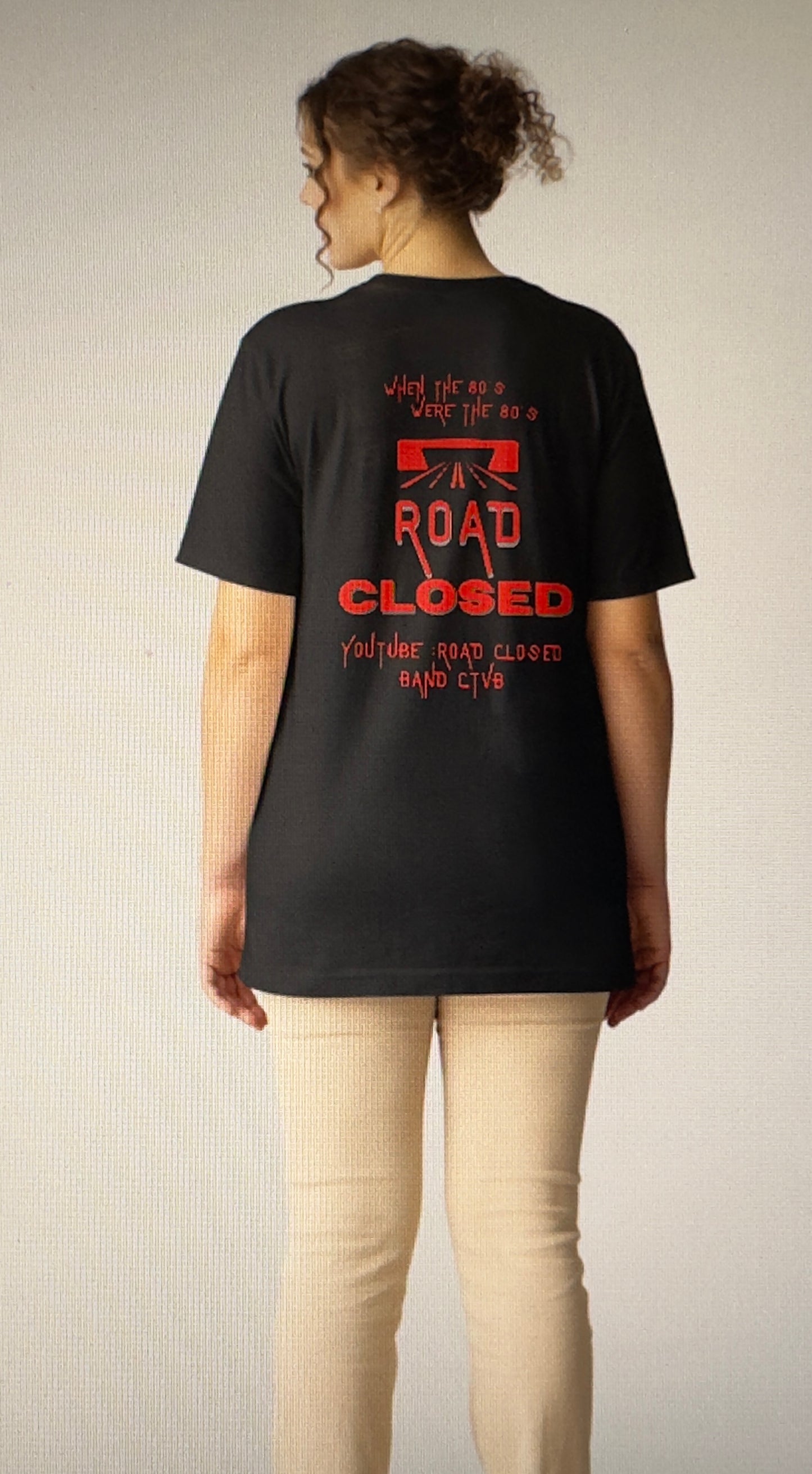 Road Closed Band 80’s Unisex 100% Cotton Tee